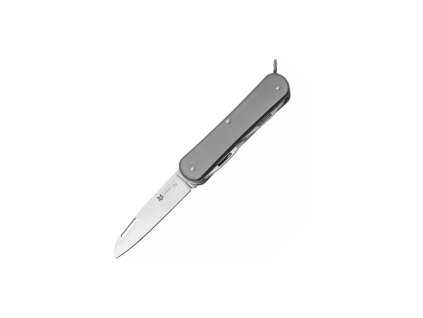 FOX Knives FX-VP130-SF5 TI VULPIS multifunkčný nôž 5,5 cm, titán, šedá, 6 funkcií