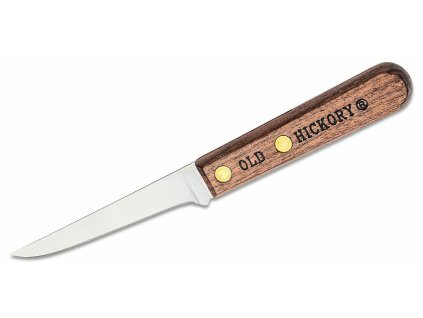 ONTARIO ON7028 OH-O Mini Filet malý lovecký filetovací nôž 8,3 cm, drevo, kožené puzdro
