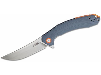 CJRB J1906-GYC Gobi vreckový nôž 8,9 cm, Stonewash, modro-šedá, G10 (CNC textúra)
