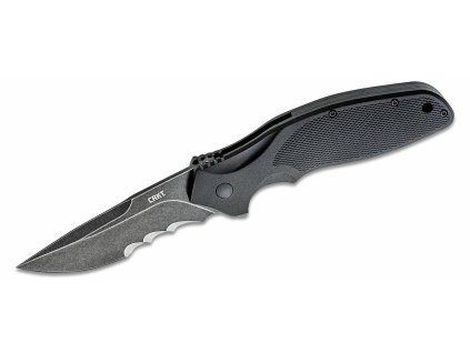 CRKT CR-K800KKP Shenanigan™ Black vreckový nôž s asistenciu 8,5 cm, celočierny, GRN