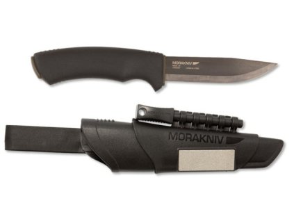 Morakniv 11742 Survival nôž na prežitie 10,9 cm, čierna, plast, guma, plastové puzdro