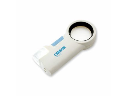 Carson CP-32 Magni Flash lupa s LED osvetlením a baterkou, 9x zväčšenie, puzdro a popruh