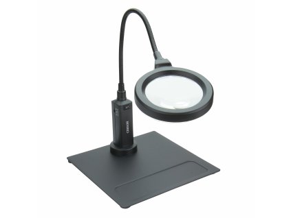 Carson CP-90EU MagniFlex Pro lupa s magnetickou základňou, 2x/4x, 16 LED diód, EU adaptér