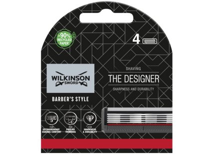 Wilkinson náhradné čepele pre holiaci strojček Barbers Style, 4ks (W302122300)