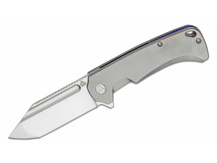 QSP Knife QS143-E Rhino Titanium E vreckový nôž 8,3 cm, šedá, titán