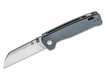 QSP Knife QS130-B Penguin Denim vreckový nôž 7,8 cm, modrá, Micarta