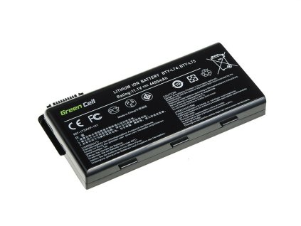 MS01 Green Cell Battery for MSI A6000 CR500 CR600 CR700 CX500 CX600 / 11,1V 4400mAh