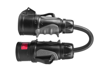 EVAK02 Green Cell Netzgerät Rot CEE 16A 400V 5P auf Rot CEE 32A 5P