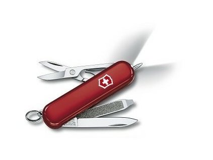 Victorinox 0.6226 SIGNATURE LITE multifunkčný nôž 58 mm, červená, LED, 7 funkcií