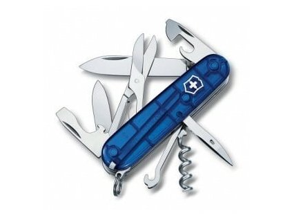 Victorinox 1.3703.T2 Climber Saphir multifunkčný nôž 91 mm, transparentná zafírová, 14 funkcií