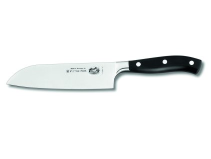 Victorinox 7.7303.17G Santoku kuchynský nôž 17 cm, čierna, POM, darčeková krabička