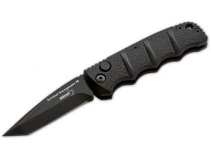 Böker Plus 01KALS73BT AKS-74 Mini Tanto Black automatický taktický nôž 6,4 cm, celočierna, hliník