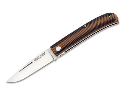 Manly 01ML005 Comrade Black/Orange vreckový nôž 8,9 cm, čierno-oranžová, G10