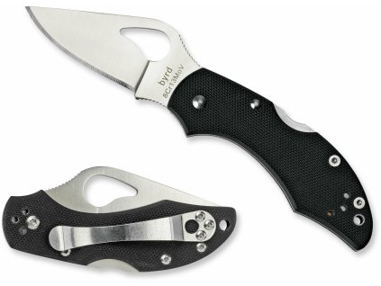 Byrd BY10GP2 Robin 2 Black vreckový nôž 6,4 cm, čierna, G10