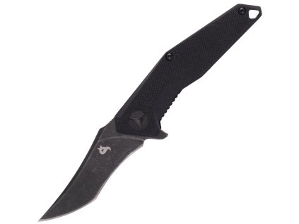 FOX knives BLACK FOX BF-729 "KRAVI" Black vreckový nôž 7 cm, Stonewash, čierna, G10