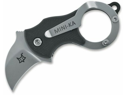 FOX knives FX-535 MINI-KA BLACK malý vreckový nôž - karambit 2,5 cm, čierna, FRN