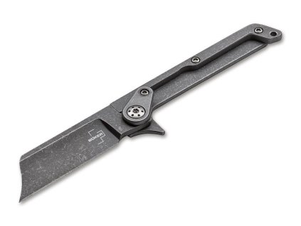 Böker Plus 01BO660 Fragment vreckový nôž 5 cm, Stonewash, oceľ, spona