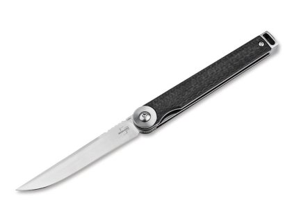 Böker Plus 01BO383 KAIZEN CARBON FIBER vreckový nôž 7,5 cm, uhlíkové vlákno, spona