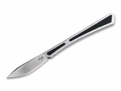 Böker Plus 02BO072 SCALPEL pevný nôž 4,2 cm, Satin, celooceľový, retiazka, puzdro Kydex