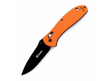 Ganzo Knife G7393-OR vreckový nôž 8,7 cm, čierna, oranžová, G10