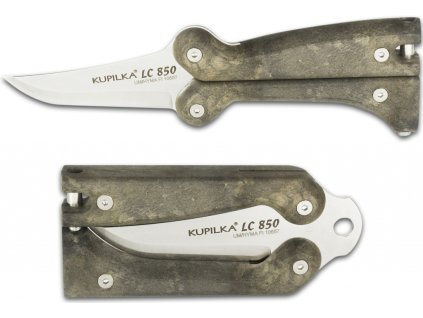 Kupilka KLC850 LC 850 vreckový nôž 8,5 cm, hnedá, kompozit Kareline