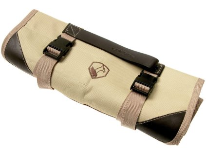 Condor CTK2833 CARRY KNIFE ROLL rolovateľná taška na 10 pevných nožov, hnedá Tan