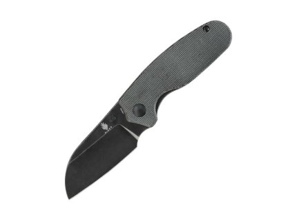 Kizer V3593SC2 Towser S Black vreckový nôž 7,2 cm, Black Stonewash, čierna, Micarta
