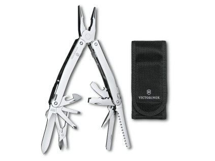 Victorinox 3.0224.MN SwissTool Spirit X Silver multifunkčný nástroj 105mm 24 funkcií, nylonové puzdr