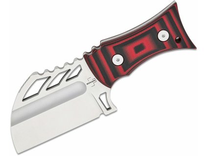Böker Plus 02BO092 URD XL EDC nôž na krk 7,5 cm, čierno-červená, G10, puzdro kydex