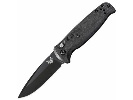 Benchmade 4300BK CLA automatický vreckový nôž 8,6 cm, celočierna, G10
