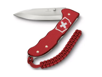 Victorinox 0.9415.D20 Evoke Alox Red vreckový nôž, 5 funkcií, červená, paracord