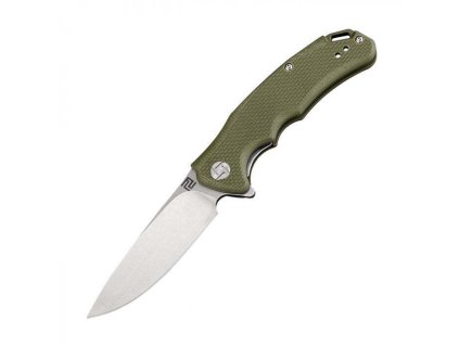 Artisan 1702P-GN Tradition Green vreckový nôž 10 cm, Stonewash, zelená, G10