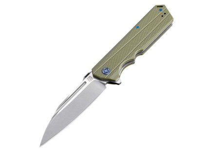 Artisan 1703P-GN Littoral vreckový nôž 9 cm, Stonewash, zelená, G10