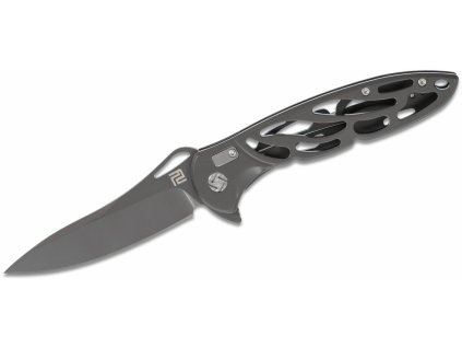Artisan 1801P-GY Hoverwing vreckový nôž 10 cm, šedá, celooceľový