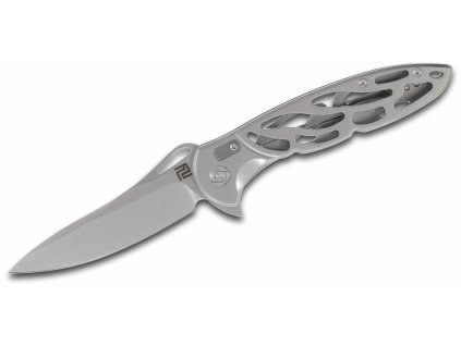 Artisan 1801P-SW Hoverwing vreckový nôž 10 cm, Stonewash, celooceľový