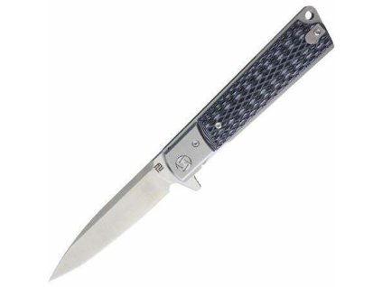Artisan 1802G-GDS Classic vreckový nôž 10 cm, Satin, čierno-modrá, G10, oceľ