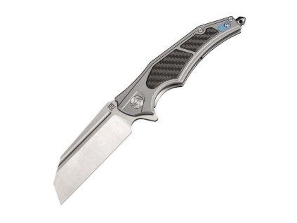 Artisan 1813G-GYM Apache Nomad vreckový nôž 9,4 cm, šedá, titán, uhlíkové vlákno