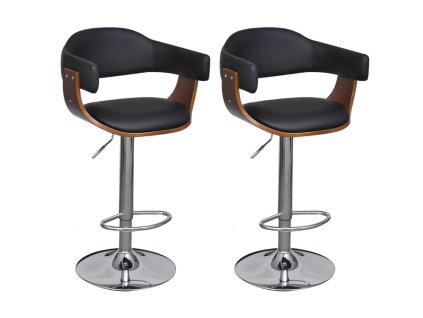 Multidom Barové stoličky 2 ks, umelá koža
