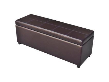 Multidom Dlhá úložná lavica, drevo, hnedá