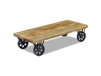Multidom Konferenčný stolík z mangového dreva, 120x60x30 cm