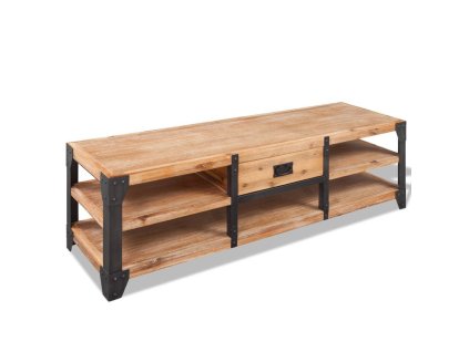 Multidom TV stolík, akáciový masív 140x40x45 cm