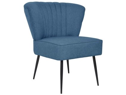 Multidom Kokteilová stolička, modrá, látka