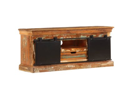 Multidom TV skrinka 110x30x45 cm, recyklovaný masív