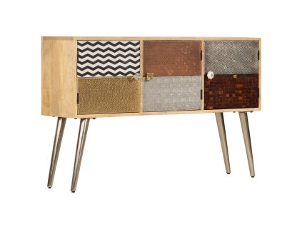 Multidom Komoda 120x30x75 cm masívne mangovníkové drevo