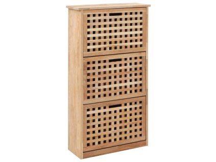 Multidom Botník z orechového dreva 55x20x104 cm