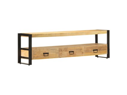 Multidom TV skrinka 150x30x45 cm masívne mangovníkové drevo
