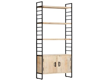 Multidom 4-poschodová knižnica 80x30x180 cm mangovníkový masív