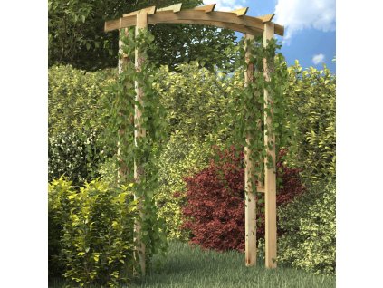 Multidom Záhradný oblúk s mriežkou 150x60x210 cm, drevo