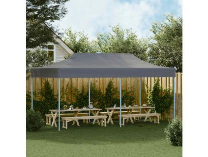 Multidom Skladací párty stan 3x6 m antracitový