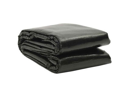 Štvorcový čierny bazénový kryt 8x5m